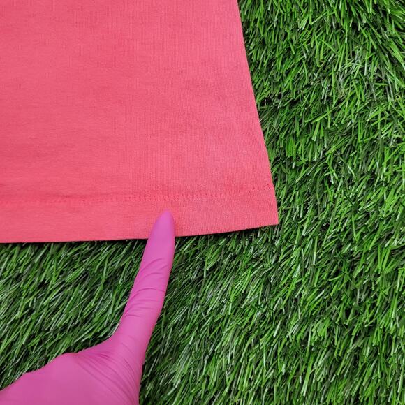 Vintage 1991 University-of Italy Shirt Womens Medium 18x26 Pink - Picture 6 of 15